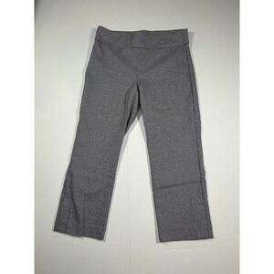 Van Heusen Women's Size 8 Stretch Extensible Plaid Capri Dress Pants Office